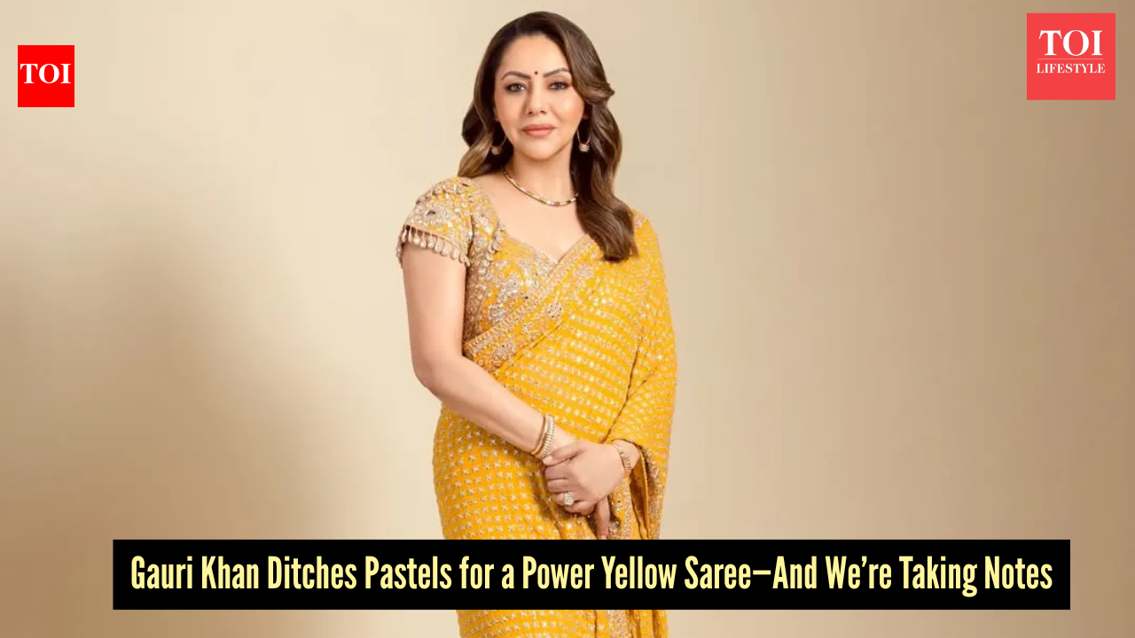 Gauri Khan’s yellow saree signals the end of pastels and the revival of maximalist colours in fashion