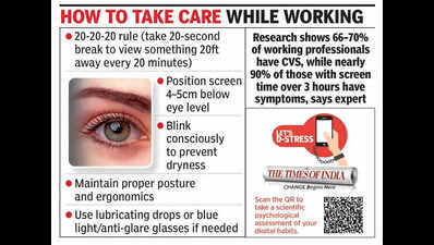 Keep an eye out for rising cases of computer vision syndrome, say Bengaluru doctors