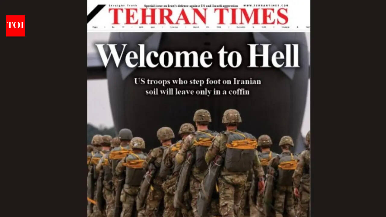 'Welcome to Hell': Iranian daily's chilling 'coffin' warning to Washington amid US troop buildup