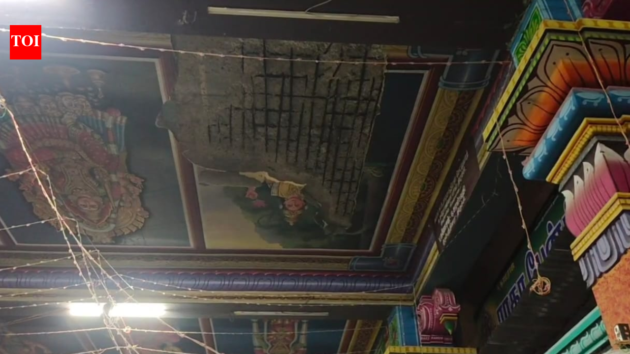 1 dead, 2 injured after ceiling collapses at Tamil Nadu's Samayapuram Temple