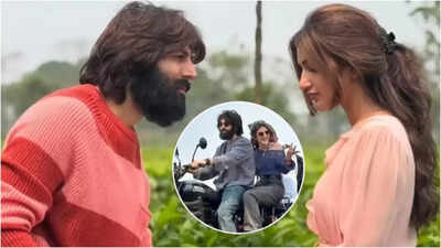 Kartik Aaryan sports long rugged hair and beard in leaked images from Anurag Basu's Kashmir schedule - Reports