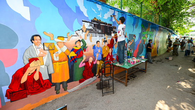 Murals of memory: Tibetan stories come alive at Majnu Ka Tilla