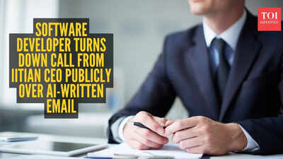 Software developer turns down call from IITian CEO publicly over AI-written email: “I definitely won’t have time if…”