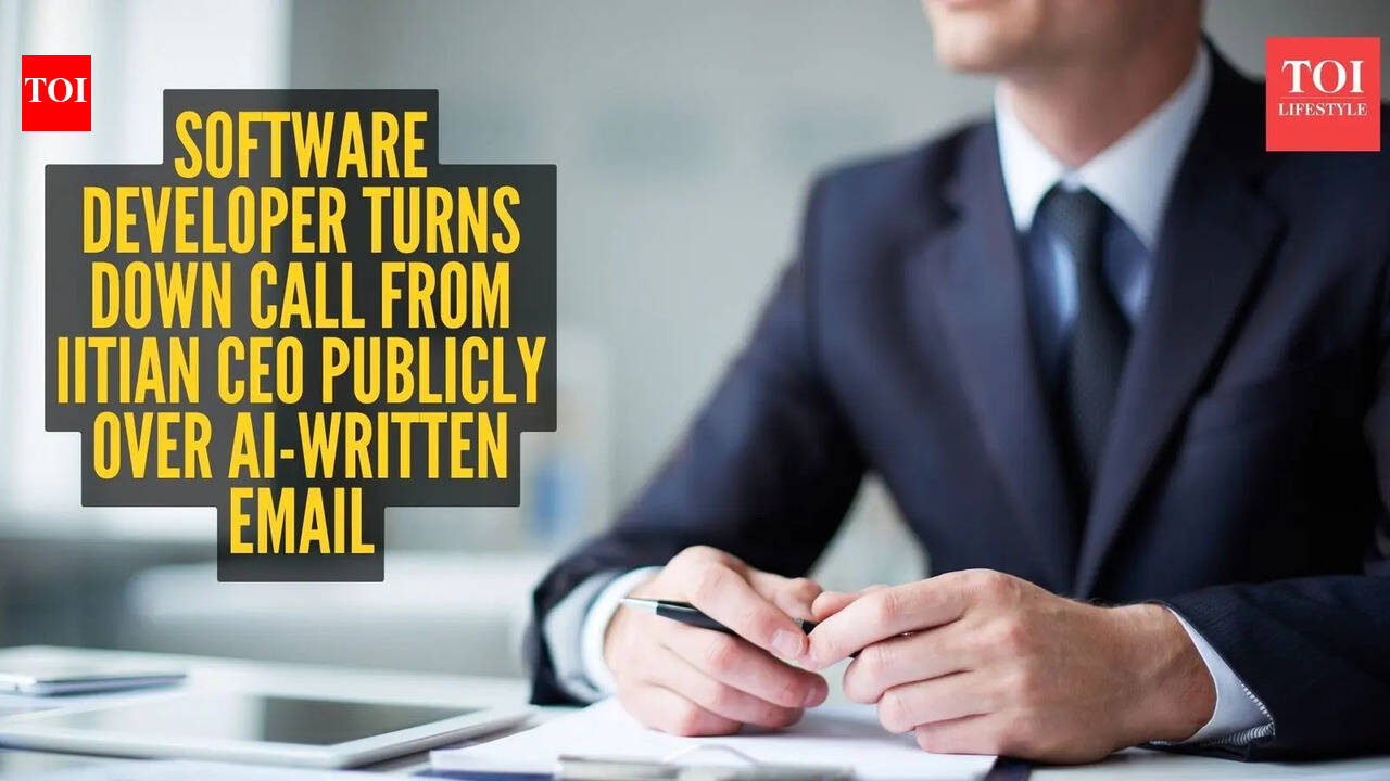 Software developer turns down call from IITian CEO publicly over AI-written email: “I definitely won’t have time if…”