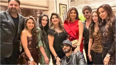 Shah Rukh Khan, Ranveer Singh, Sanjay Dutt and more celebs attend star-studded Mumbai birthday party - Viral PICS and videos inside