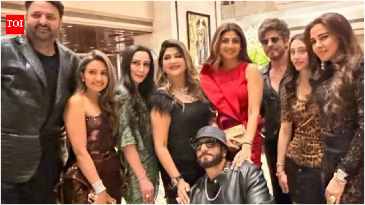 Shah Rukh Khan, Ranveer Singh, Sanjay Dutt and more celebs attend star-studded Mumbai birthday party - Viral PICS and videos inside