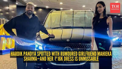 Hardik Pandya’s girlfriend Mahieka Sharma turns heads in a ₹16K ‘quiet luxury’ dress