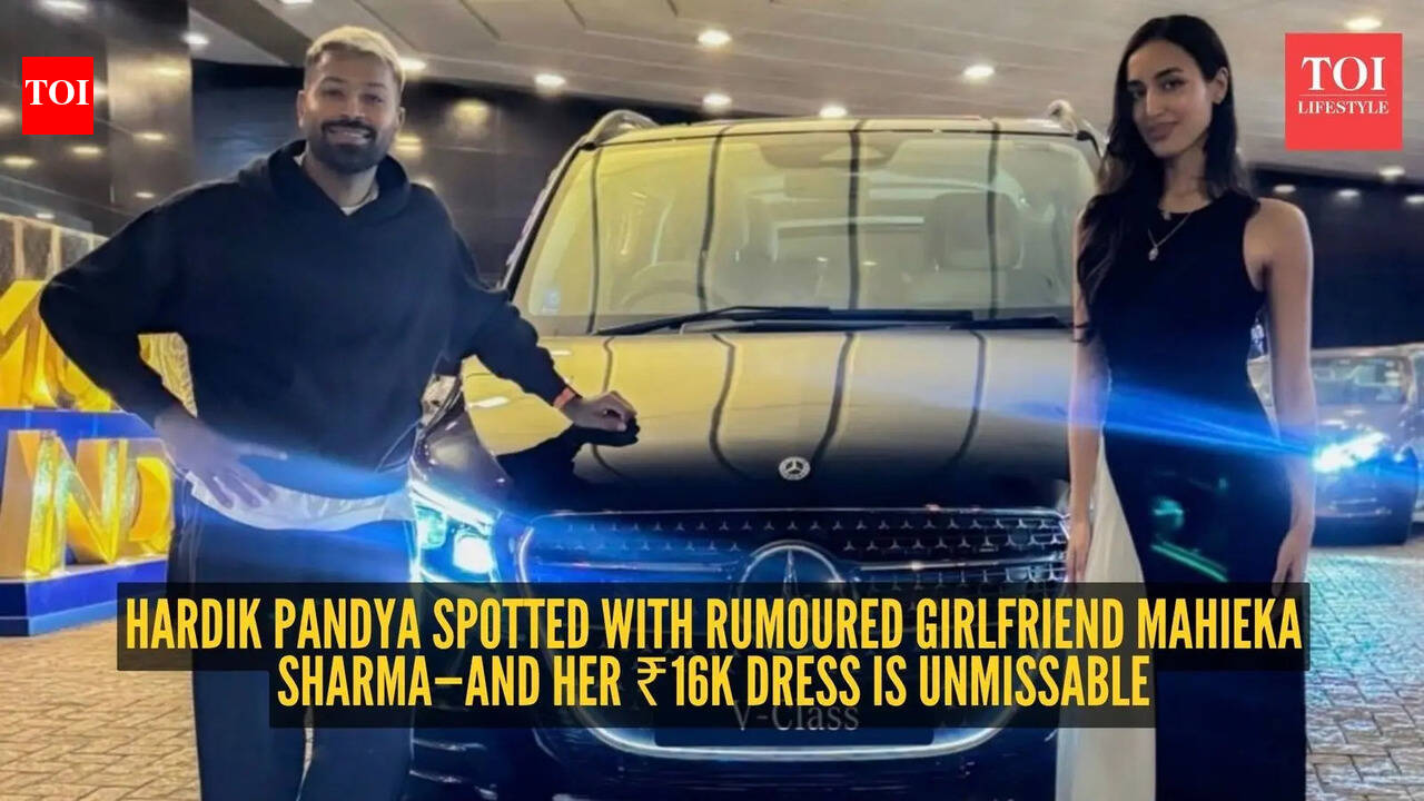 Hardik Pandya’s girlfriend Mahieka Sharma turns heads in a ₹16K ‘quiet luxury’ dress