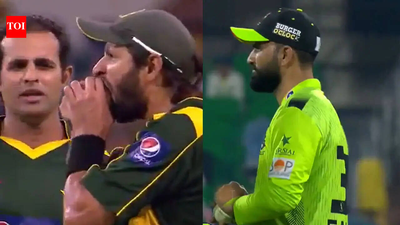 PSL ball-tampering row: Shahid Afridi's ball-biting video goes viral after Fakhar Zaman antic
