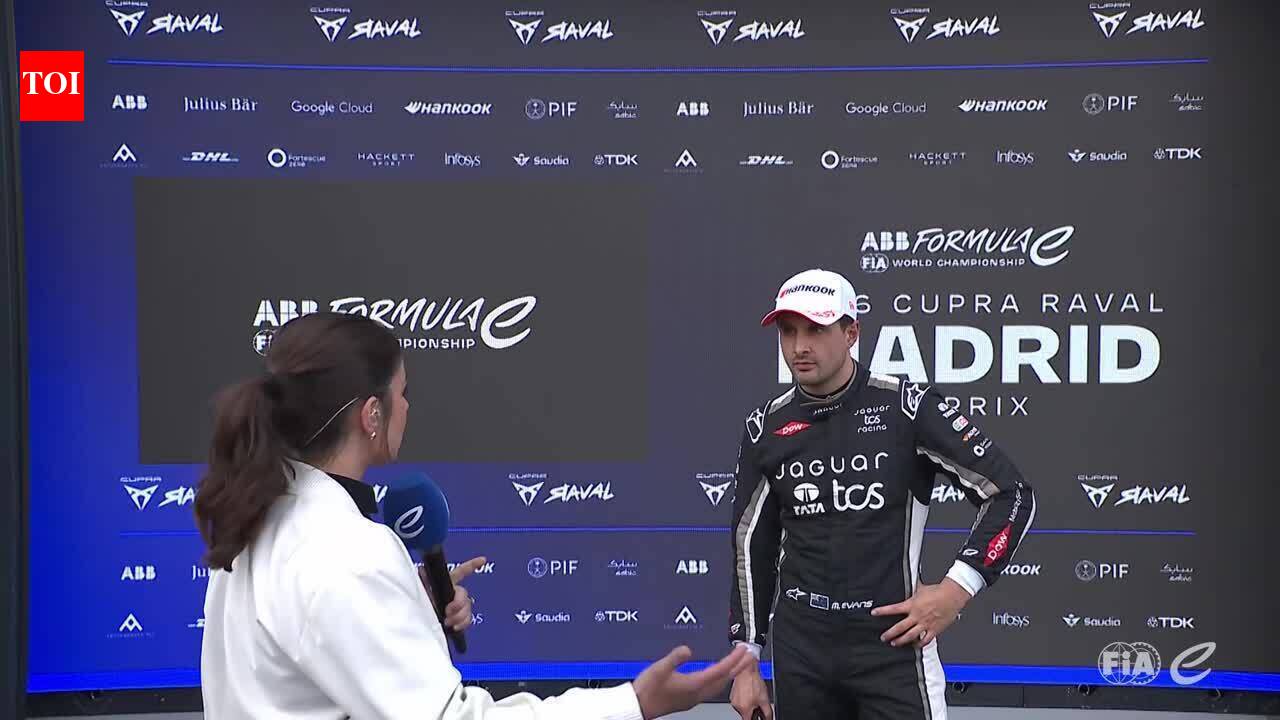 Evans Charges to P2 in Madrid! Stunning Comeback Seals Jaguar 1-2 Finish