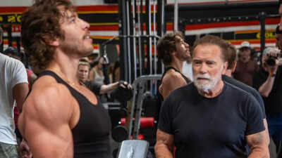 'Terminator' star Arnold Schwarzenegger's son, Joseph Baena, wins his first bodybuilding competition