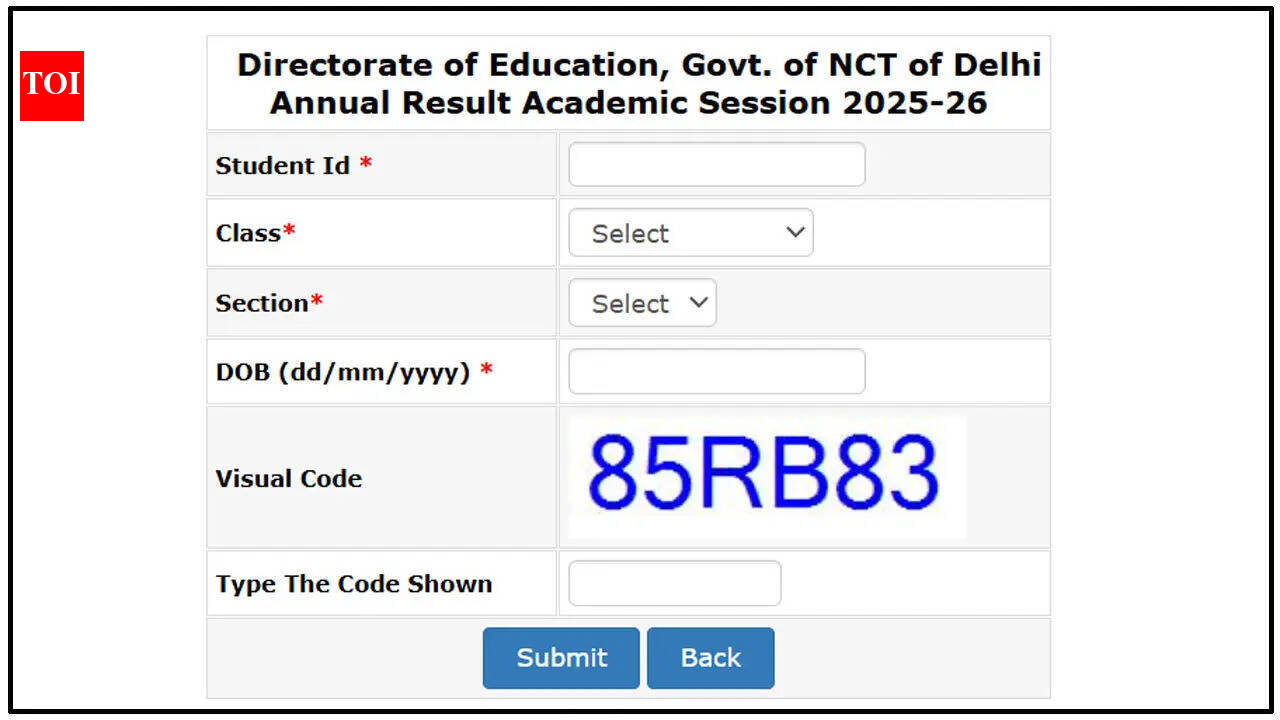 DoE Delhi Class 9, 11 results 2026 out at edudel.nic.in: Direct link and steps to download scorecards
