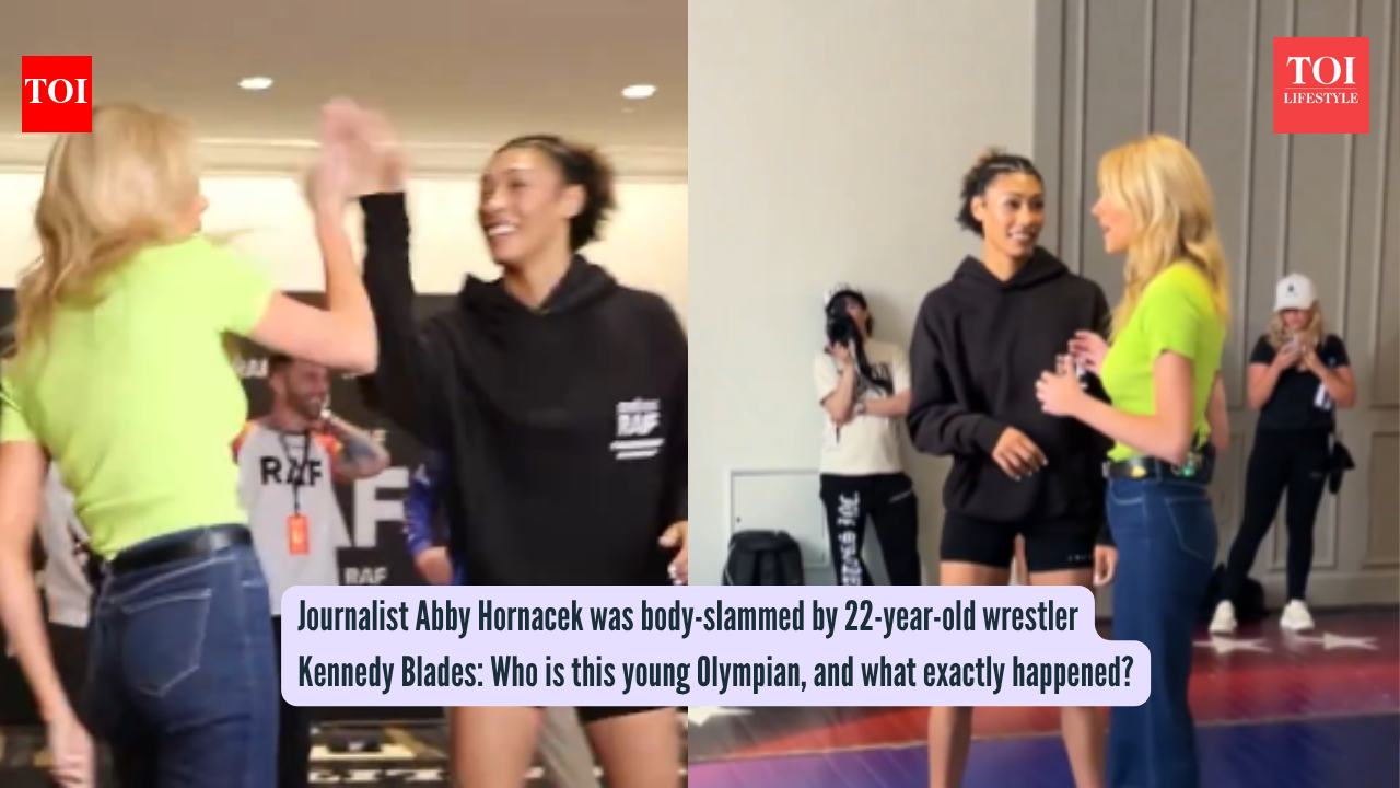 Journalist Abby Hornacek was body-slammed by 22-year-old wrestler Kennedy Blades: Who is this young Olympian, and what exactly happened?