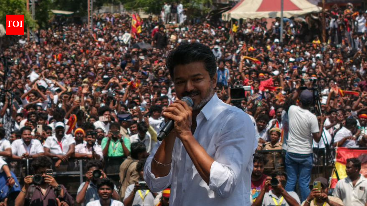 Tamil Nadu polls: TVK Vijay launches campaign in Chennai, targets CM Stalin over law and order
