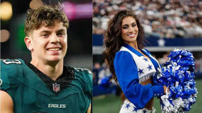 Crossing into enemy territory": Eagles' Cooper DeJean linked to Cowboys  cheerleader Abby Summers, fans joke she could be used as rivalry weapon |  NFL News - The Times of India
