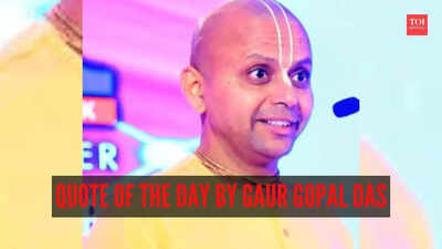Quote of the day by Gaur Gopal Das: "Feeling peaceful, happy and content is not about avoiding challenges in our life, but about how..."