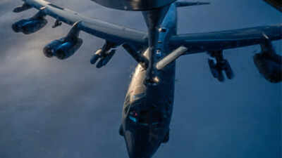 75-year-old B-52 lifts to fight yet another war