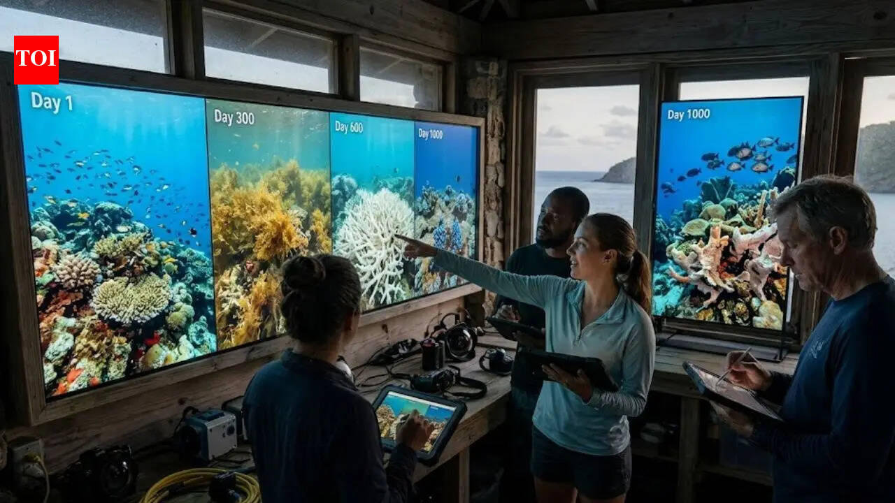 World’s longest underwater timelapse shows Miami corals bleaching and then recovering