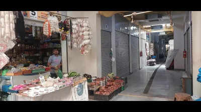 Bengaluru: Shops lie vacant at south India’sfirst underground A/C market