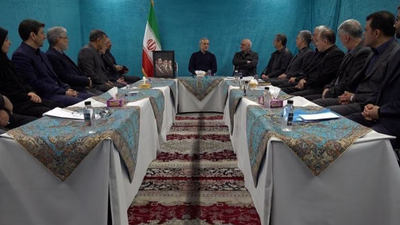 Iran holds cabinet meet in bunker-style setting, shares pic