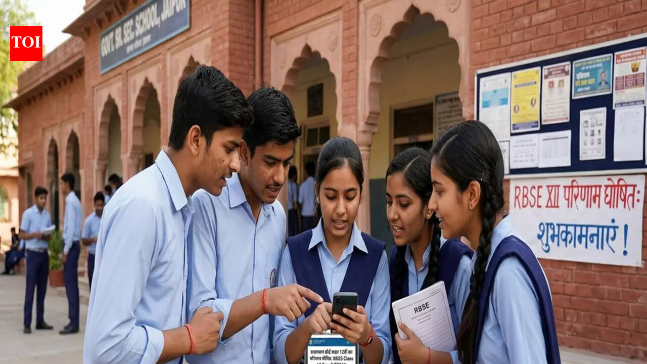 RBSE Class 12th result 2026 released, official websites down: Here's how you can download the scorecards