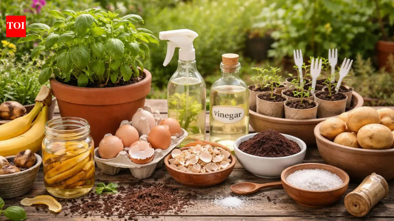 Simple garden hacks with household items to grow healthier plants naturally