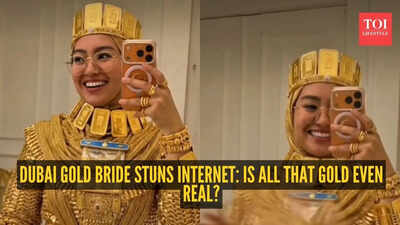 Covered in gold head-to-toe, ‘Dubai bride’ sparks massive online debate