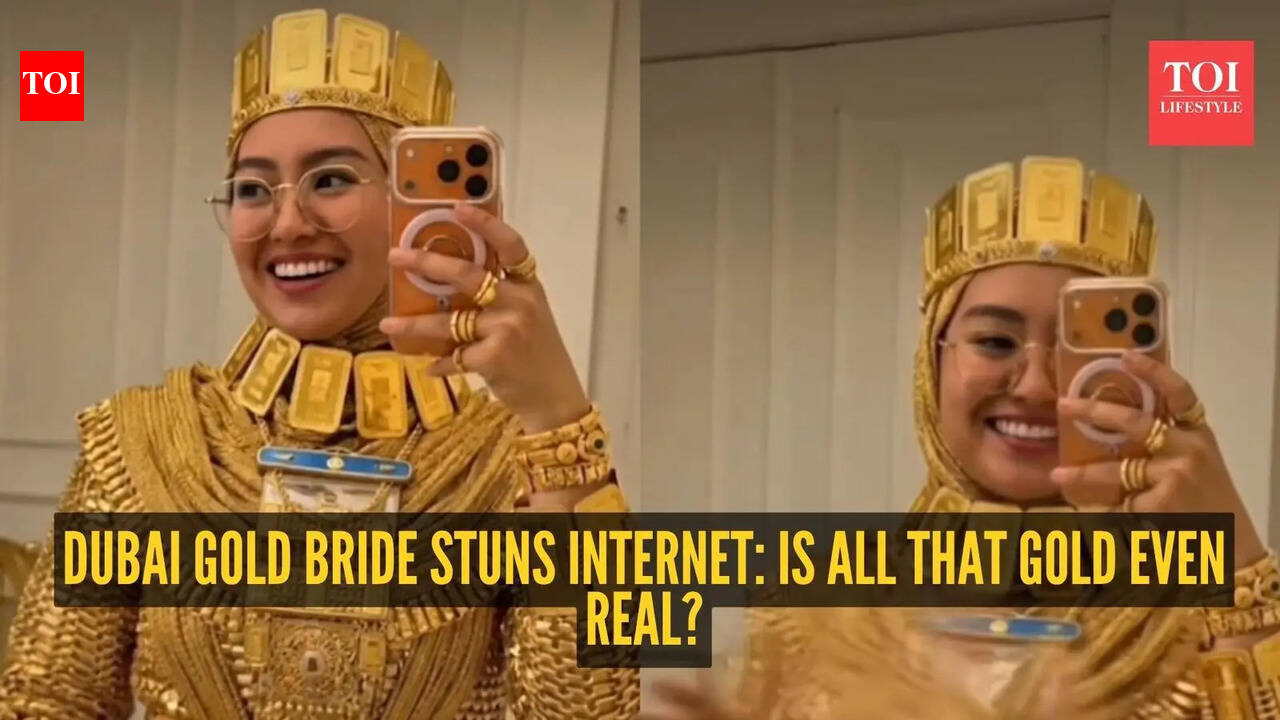 Covered in gold head-to-toe, ‘Dubai bride’ sparks massive online debate