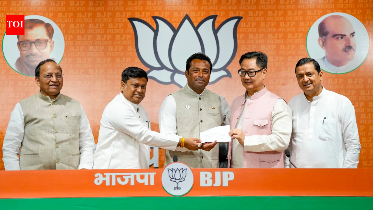 'Big opportunity to serve the youth': From tennis courts to politics, Leander Paes joins BJP