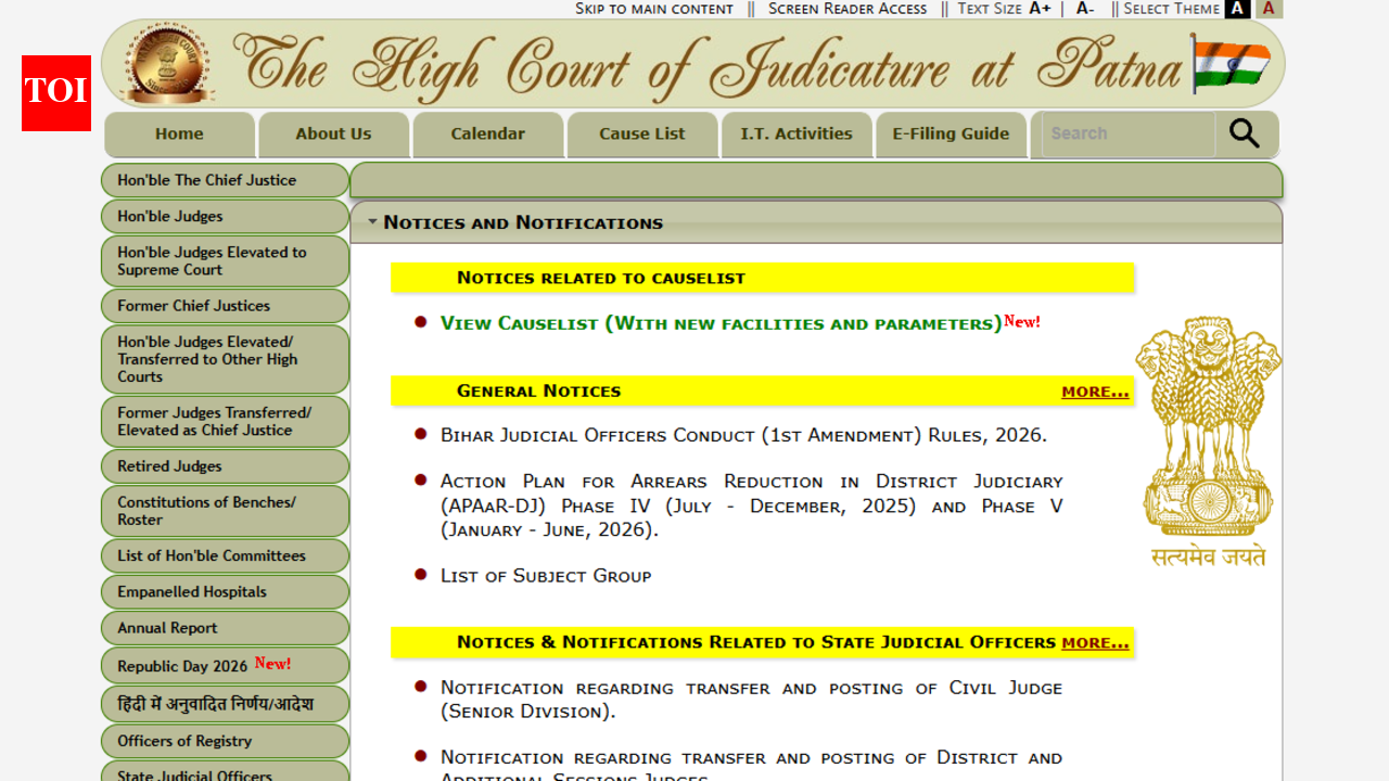 Patna High Court recruitment 2026: Notification released for Group C posts, application begins on April 1; check eligibility