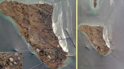 Who owns Kharg island and why travellers refer to it as the 'forbidden island'