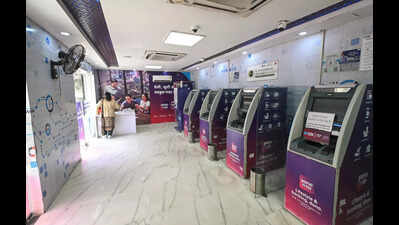 Thieves cut ATM, escape with Rs30 lakh in Danapur