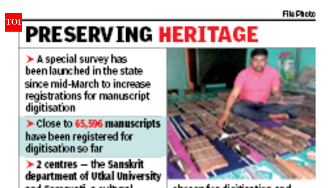 State logs 65k palm-leaf manuscripts for digitisation