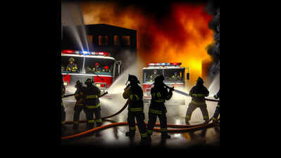 Petrol vapour ignition sparks fire at Shakur Basti railway station, no casualties