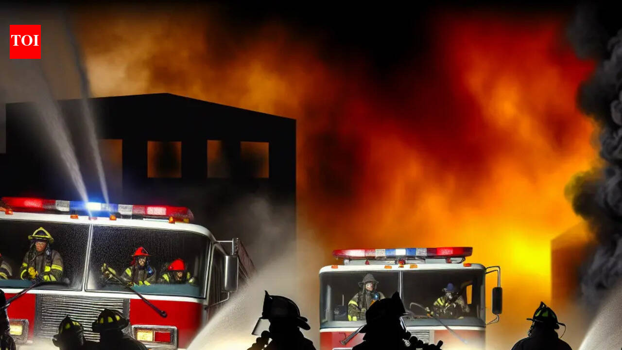 Petrol vapour ignition sparks fire at Shakur Basti railway station, no casualties