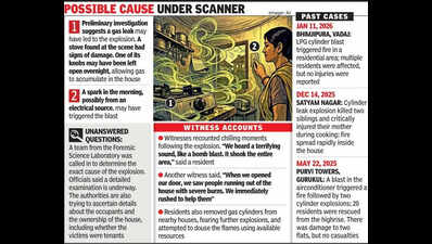 Ahmedabad: LPG blast rips through Naranpura house, 5 suffer severe burns