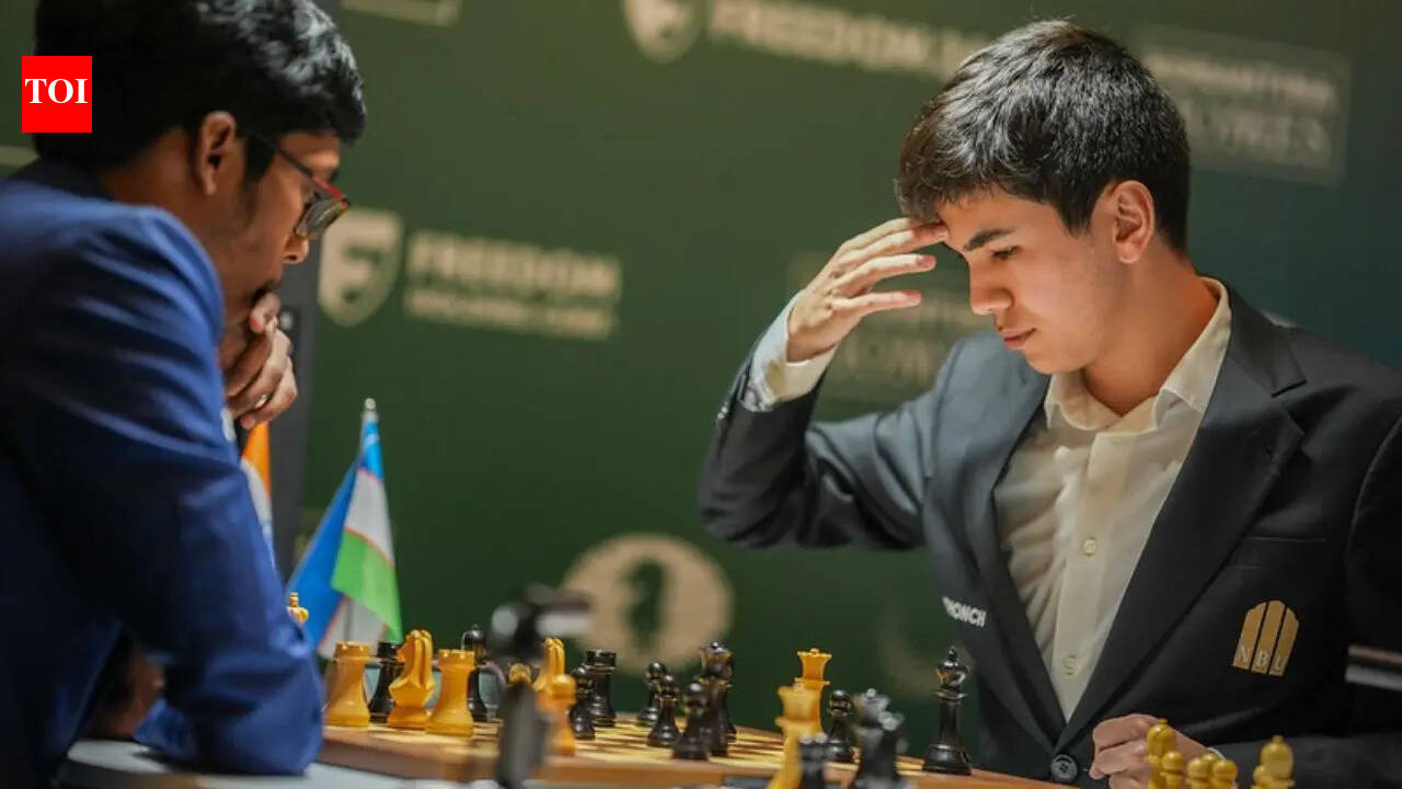 Sindarov takes down Pragg to join Caruana in lead, Divya drew lost battle