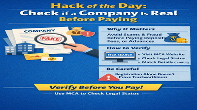Hack of the day: Check if a company is real before paying