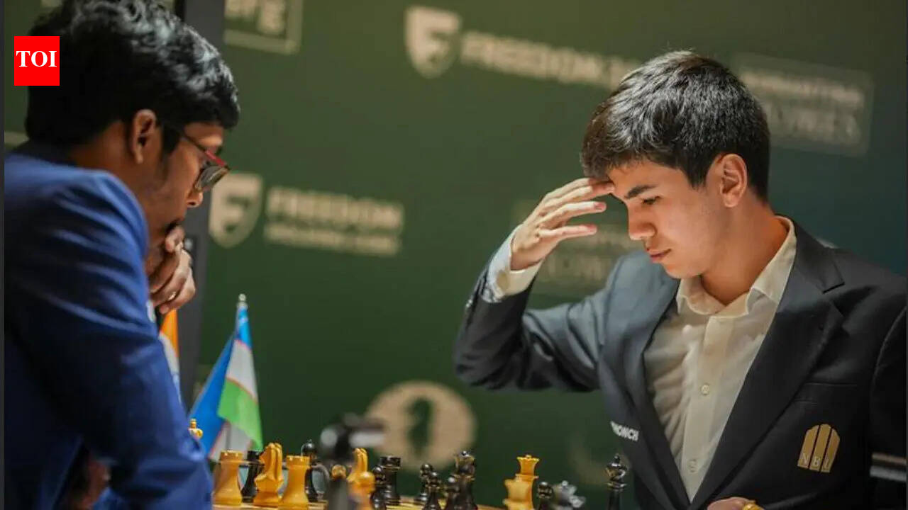 Candidates Chess: Sindarov beats Praggnanandhaa, joins Caruana in lead; Divya draws