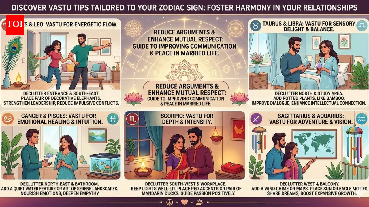 Vastu tips to improve relationships and marriage harmony