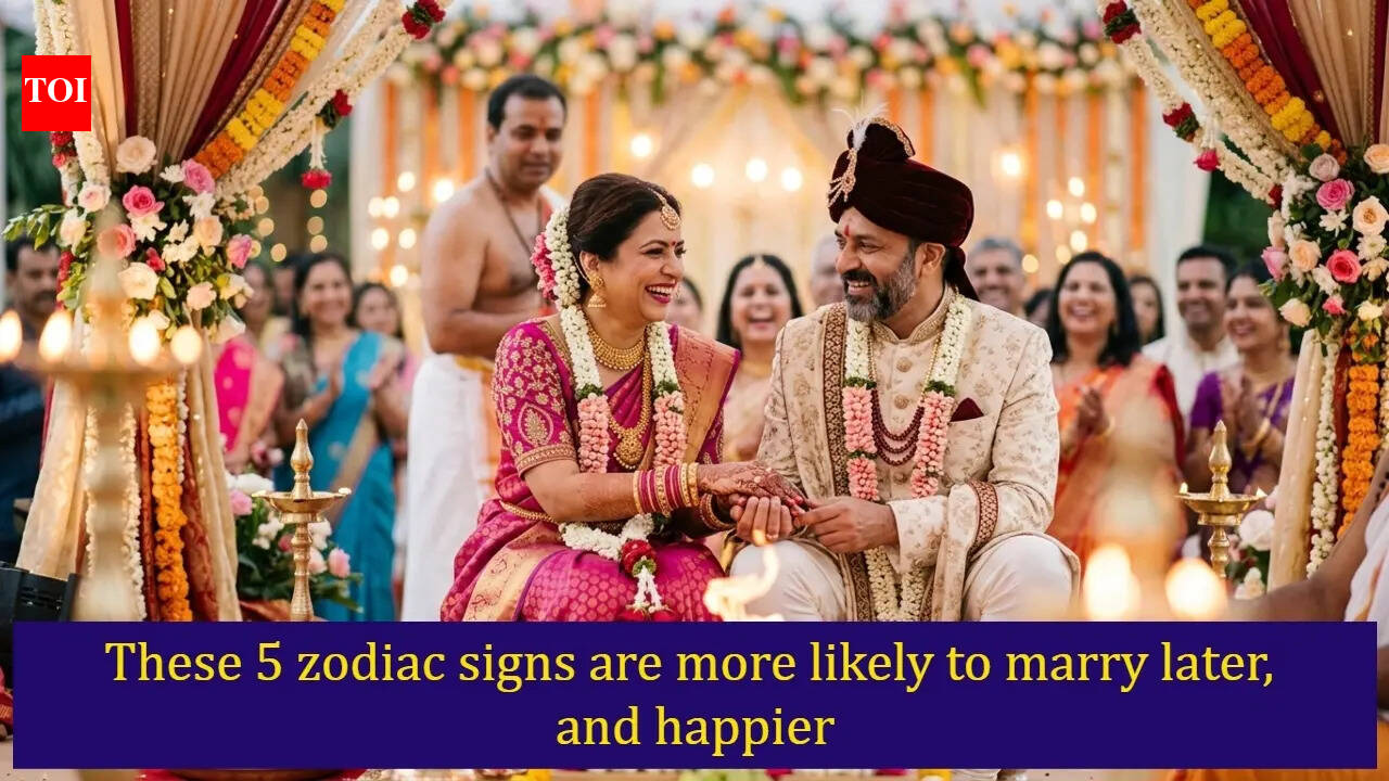 These 5 zodiac signs are more likely to marry later, and happier