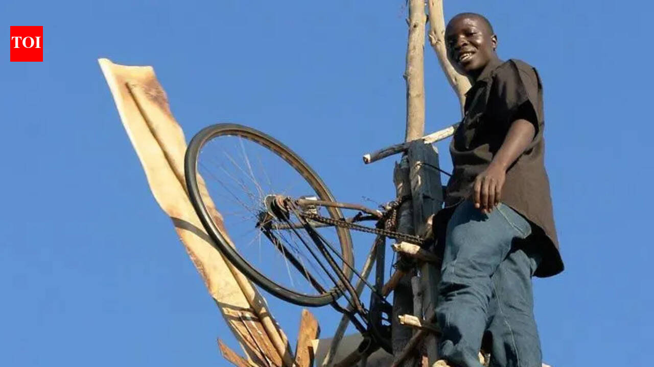 He dropped out of school at 14, as he couldn't pay the fees, and then he built a windmill from scrap and brought light to his village!