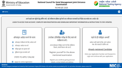 NTA NCHM JEE Registration Window 2026 Closes Today: Check Direct Link to Apply Here