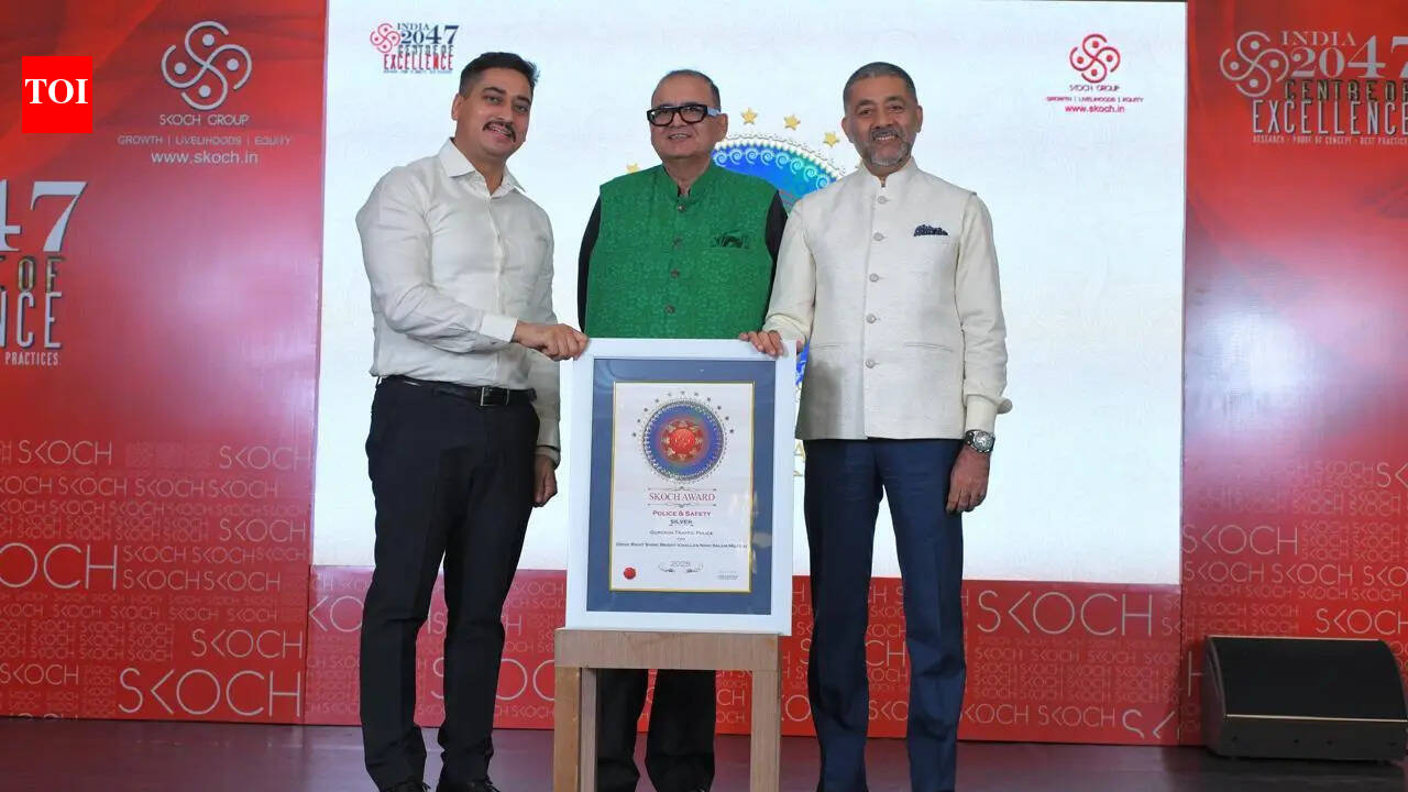 Gurgaon traffic police campaign bags silver medal