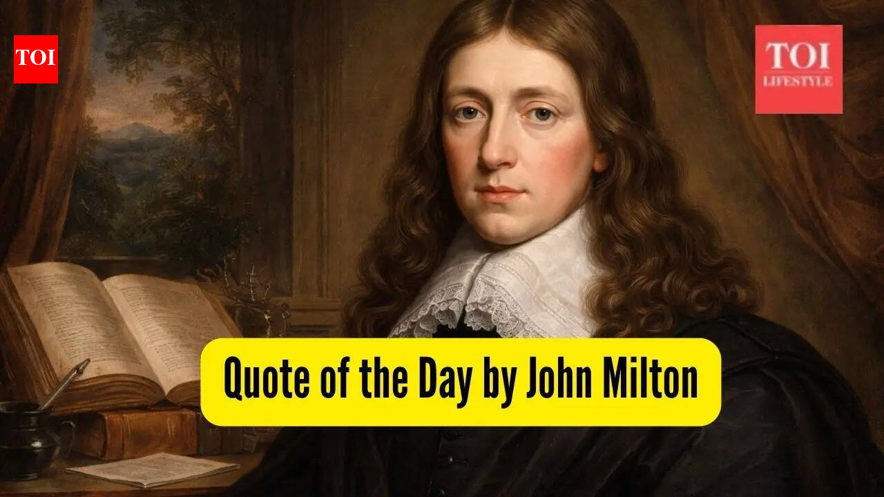 Quote of the Day by John Milton:  “Farewell Hope, and with Hope farewell Fear...”