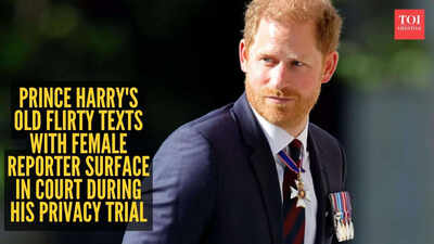 Prince Harry's old flirty texts with female reporter surface in Court during his privacy trial: "Miss our movie snuggles"
