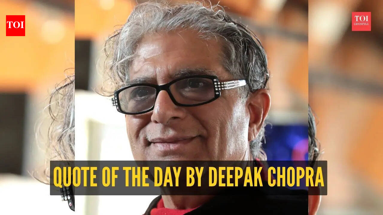Quote of the day by Deepak Chopra: “Every time you are tempted to react in the same old way, ask if...”
