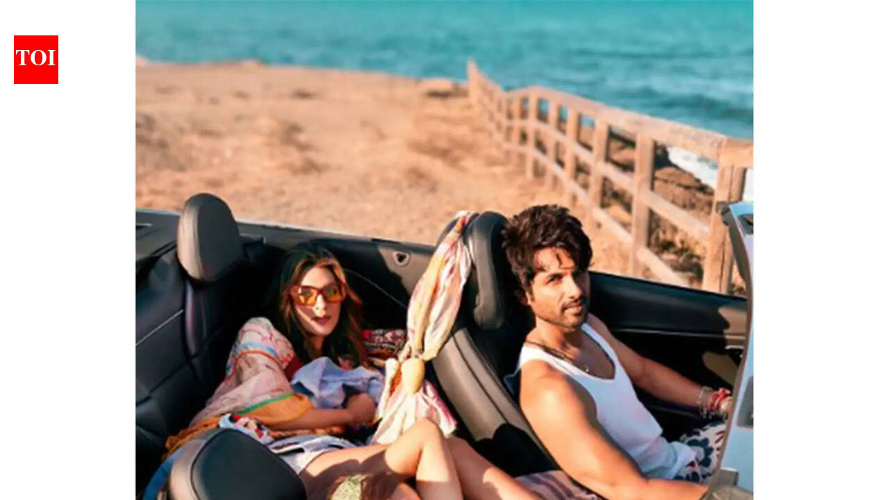 ‘Cocktail 2’ new posters out: Shahid Kapoor, Rashmika Mandanna and Kriti Sanon seen on breezy car ride ahead of song 'Jab Talak' drop