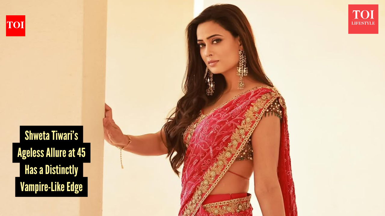At 45, Shweta Tiwari’s undying glow feels straight out of a vampire fantasy | See photos
