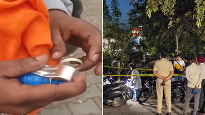  Suspect seen throwing grenade-like object outside BJP office before blast